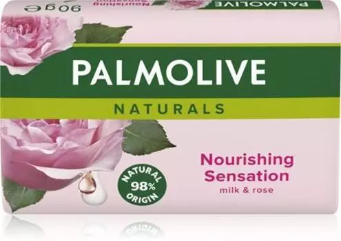 Твердое мыло Palmolive Naturals Milk & Rose с ароматом розы TU прозрачный