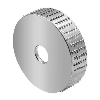 Твердосплавный полировальный диск для угловой шлифмашины, круглый, для дерева, абразивный диск для угловой шлифовки, твердосплавное покрытие, шлифовальный, для резьбы, вращающийся полировальный инструмент серебряный