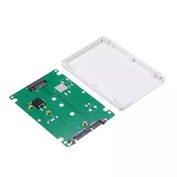 Твердотельный накопитель NGFF M.2 или 22-контактный преобразователь SATA III с 2,5-дюймовым экраном белый