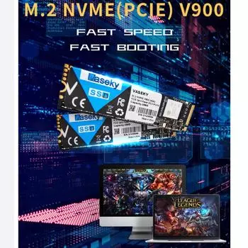 Твердотельный накопитель VASEKY V900 M2 NVME 128 ГБ 256 ГБ 512 ГБ 1 ТБ Расширение памяти Расширение емкости ноутбука Настольный компьютер общего назначения 128GB