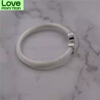 Твердые браслеты из стерлингового серебра 925 пробы, браслет Pulseras De Acero, неокисляемый Para Mujer, оптовая продажа