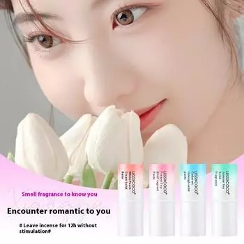 Твердые духи Белый персиковый улун Жасминовый кедровый легкий аромат для женщин Компактные портативные духи 01#