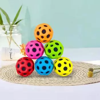 Твердые губки, развивающие игрушки для раннего образования, пористый надувной мяч в подарок для мальчиков и девочек в возрасте 3-6 лет One Size