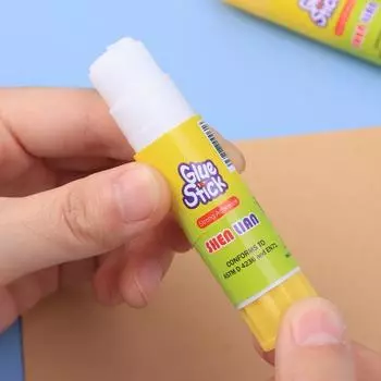 Твердые клеевые стержни высокой вязкости — идеально подходят для офиса, школьных принадлежностей, поделок своими руками и проектов ручной работы — идеальный клей для детского творчества и бумажных поделок 9g-1pcs жёлтый