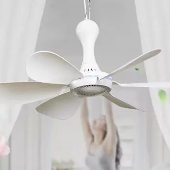 Твердые лопасти палатки Низкий уровень шума Вентилятор 6 Мягкий шум Большой поток воздуха