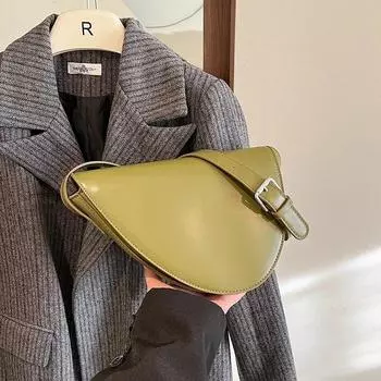 Твердые мягкие внутренние отделения сумки через плечо типа сумки для женщин магнитная пряжка PU женская сумка