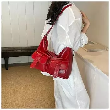 Твердые мягкие внутренние отделения сумки через плечо большой емкости швейная линия горячая распродажа женские сумки из искусственной кожи на молнии