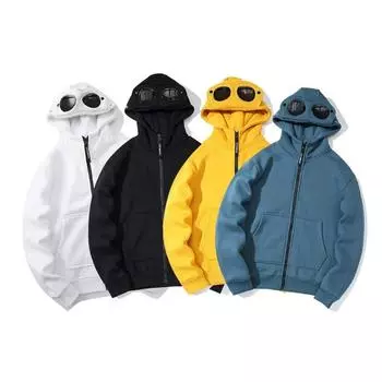 Твердые, новые модные толстовки Y2k для женщин, осень-зима, с длинным рукавом, свитера, винтажные повседневные уличные спортивные пальто L синий