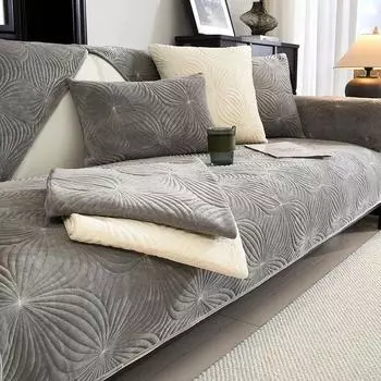 Твердые плюшевые чехлы для диванов, утолщенные подушки, домашний декор, кресло, полотенце, чехол для сиденья, чехол для углового дивана для гостиной 70x70cm 1pcs