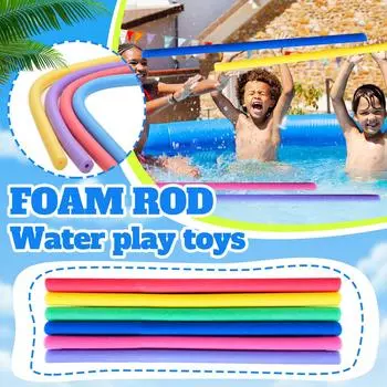 Твердые полые плавучие пенопластовые стержни Стержни из губки Плавающая планка Плавающий стержень Детские водные игрушки Гимнастический стержень С завязанными глазами Бьем друг друга стержень One Size красный