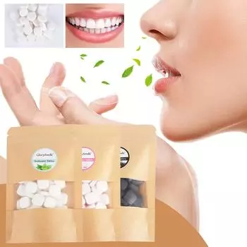 Твердые таблетки для зубной пасты, портативные таблетки для удаления желтых пятен, таблетки для чистки зубов, жевательная паста для полоскания рта, таблетки Activated carbon