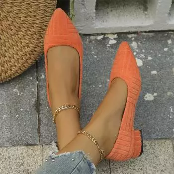 Твердые туфли на толстом каблуке, женская обувь 2024 года, новые высококачественные туфли-лодочки для женщин с закрытым носком, сексуальное платье, высокий каблук, женские туфли Zapatos 36 красный