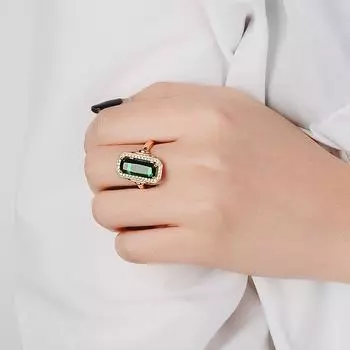 Твердые ювелирные изделия из 14-каратного золота, 1 карат, бирюзовая коробка для колец для женщин, серебро 925 пробы, ювелирные кольца, зеленый изумрудный топаз, женское обручальное кольцо Anel 8 золотой