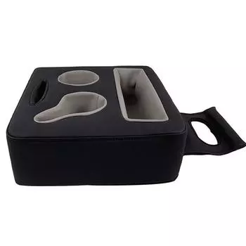 Твердый автомобильный подлокотник держатель для стакана общий автомобильный органайзер для хранения между сиденьями подлокотник высота подкладка для дивана лодка кровать ящик для хранения чёрный