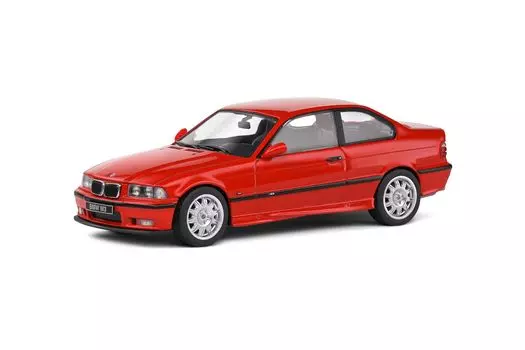 Твердый BMW E36 M3 Coupe 1999 Красный 1/43