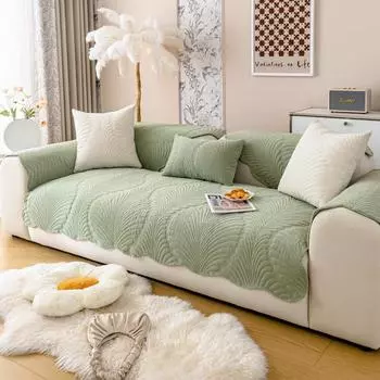 Твердый чехол для дивана из синели, стеганый чехол для дивана, 1/2/3/4-местный, нескользящий чехол для кресла, кресло, защита для мебели Cushion cover30x50cm