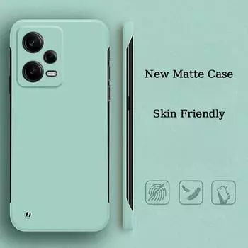 Твердый чехол для телефона конфетного цвета без рамки для Xiaomi Redmi Note 12 11 Pro Plus 11T 12 Turbo с защитой от отпечатков пальцев, жесткий матовый чехол из ПК Redmi Note 12 5G белый