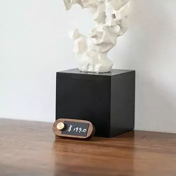 Твердый деревянный небольшой ценник на витрину для торта ценник на продукцию простая рукописная этикетка на витрину