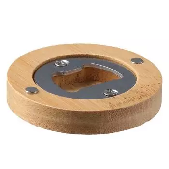 Твердый деревянный открывалка для пива магнитный привод для банок простая бамбуковая открывалка для бутылок дома