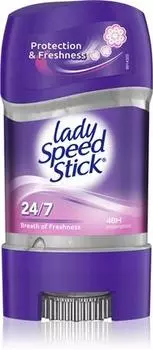 Твердый дезодорант Lady Speed Stick Дыхание свежести 24/7 TU прозрачный
