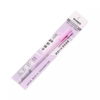 Твердый клей-карандаш Клей устойчив, не размазывается, не касается руки Стильные портативные канцелярские принадлежности Офисные принадлежности Клей Клей белый