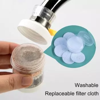 Твердый кран-фильтр, экологически чистый, простой в установке, портативный кран, очиститель водопроводной воды для дома белый