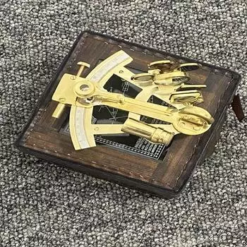 Твердый латунный морской корабельный инструмент, астролябия, морской секстант, морской