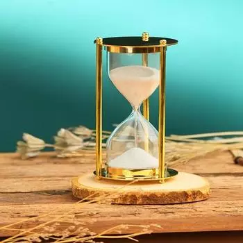 Твердый латунный песочный таймер, песочные часы, песочный таймер, лучший подарок для любимого человека