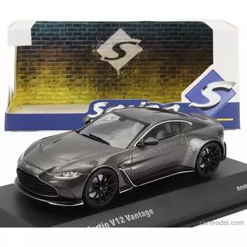Твердый мини-автомобиль Aston Martin 1/43 Aston Martin Vantage V12 2023 (Камберленд серый) [продукт]