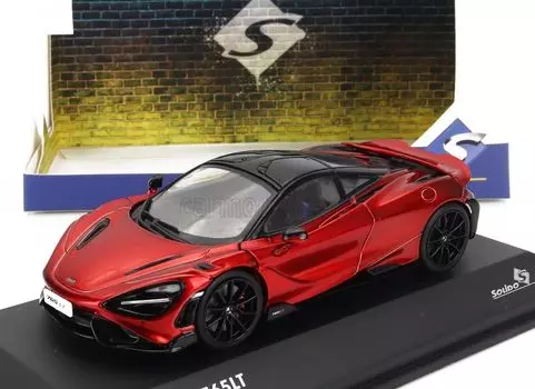 Твердый мини-автомобиль McLaren McLaren 765LT V8 BITURBO 2020 1/43 (красный) [Элемент] красный