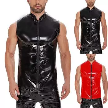 Твердый мужской жилет, футболка, майка, нижнее белье, жилет на молнии L