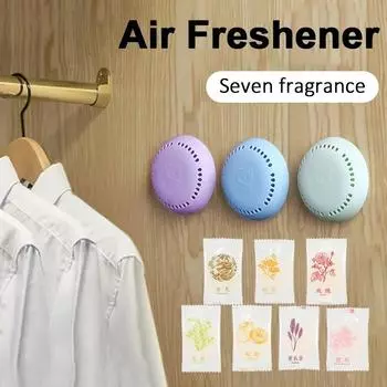 Твердый освежитель воздуха для туалета, ароматерапия, ароматизатор, стойкий дезодорант, круглый освежитель для спальни, гардероба, автомобиля, бытовых принадлежностей 1Pcs