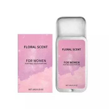 Твердый парфюмированный бальзам твердый бальзам аттрактант аттрактант портативный компактный для пополнения в любое время идеальный подарок для женщин и мужчин 10 г One Size розовый