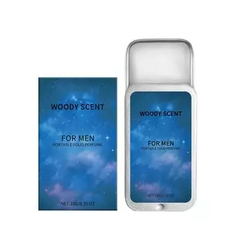 Твердый парфюмированный бальзам твердый бальзам аттрактант аттрактант портативный компактный для пополнения в любое время идеальный подарок для женщин и мужчин 10 г One Size синий