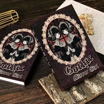 Твердый переплет Магнитный тройной сгиб блокнота Дневник студента Портативный блокнот One Size