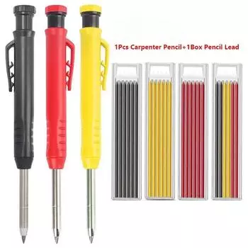 Твердый плотницкий карандаш и карандашный грифель, деревообрабатывающие инструменты, механический карандаш, строительные инструменты