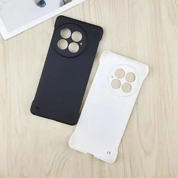 Твердый, приятный на ощупь, безрамочный чехол для телефона OnePlus 13 12 10 9R 8T Pro 1+13, ультратонкий, устойчивый к отпечаткам пальцев, противоударный, жесткий матовый чехол из ПК OnePlus 13 белый