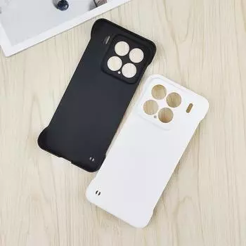 Твердый, яркий, приятный на ощупь, безрамочный чехол для телефона Xiaomi 15 14 13 12 Pro Ultra Lite, противоударный, с защитой от отпечатков пальцев, жесткий матовый чехол из ПК Xiaomi 15 белый