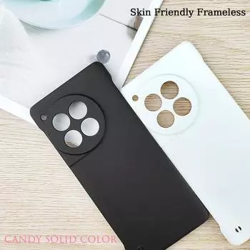 Твердый, яркий, приятный на ощупь, безрамочный чехол для телефона OnePlus Ace3 Pro Ace2 Pro ACE3V 2V 12R 11R, противоударный, с защитой от отпечатков пальцев, жесткий матовый чехол из ПК OnePlus Ace3 белый