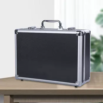 Твердый ящик для хранения инструментов, чехол для оборудования, контейнер для переноски серебряный