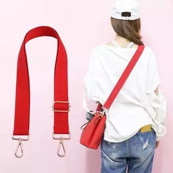 Твердый ремень для сумки для мужчин и женщин, регулируемая модная сумка через плечо, ремень для сумки-мессенджера красный