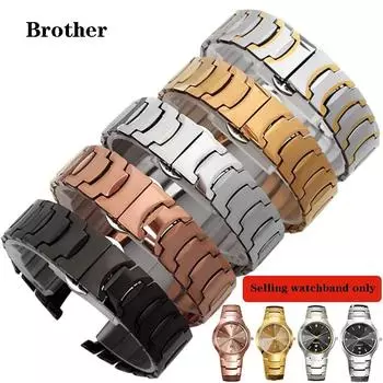 Твердый ремешок из нержавеющей стали для часов Rado серии 6020, ремешок из вольфрамовой стали, выпуклый, с выемкой, мужской, женский, пара 22*11 мм 15*7 мм for men 22mm-11mm