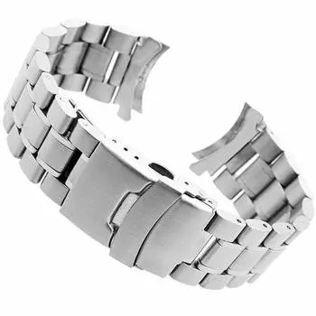 Твердый ремешок из нержавеющей стали, сменная застежка для ремешка для часов 20-22 мм 18mm