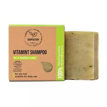 Твердый шампунь Soap Factory Organic с маслом розмарина, мыло для волос для здоровья кожи головы, 3 унции