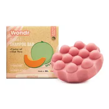 Твердый шампунь Sweet Melon Moisturizing Wondr care