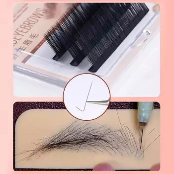Твердый силиконовый микроблейдинг 5D тату бровей практика кожи новичка бионический брови ресницы макияж глаз косметический инструмент