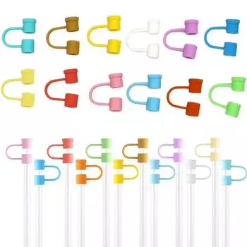 Твердый соломенный топпер, однотонный, не содержит BPA, защита от пыли