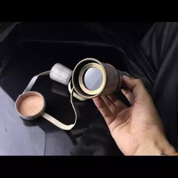 Твердый телескоп ручной работы из латуни Land Ho Pirate Spyglass Nautical Explore
