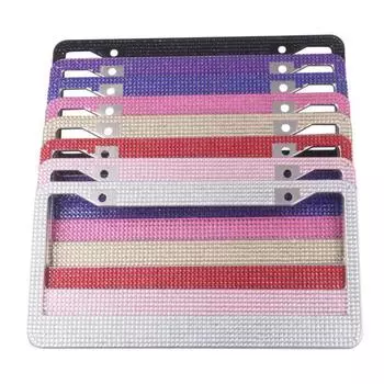 Твердый, устойчивый к высоким температурам, стабильный держатель номерного знака, горный хрусталь, автомобильный номерной знак для автомобиля M