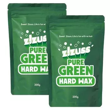 Твердый воск Jesus Pure Green для всего тела, 200 г, 2 шт.